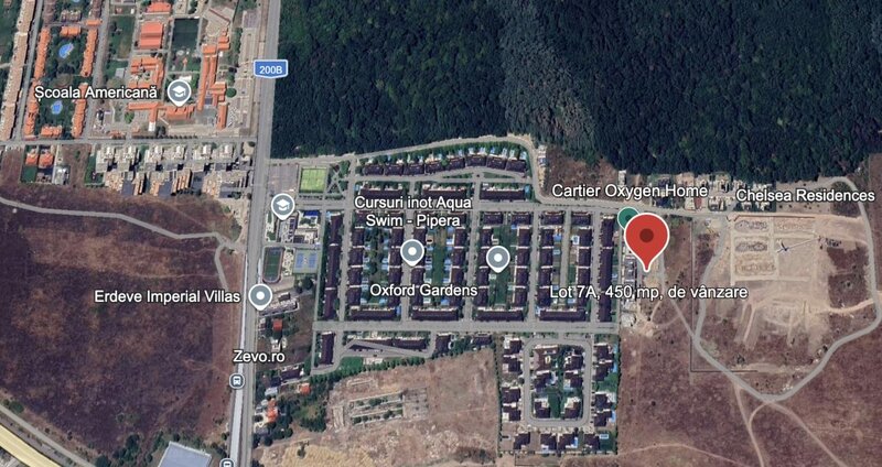 Pipera, langa Oxygen Home & Scoala Americana, teren premium 450 mp, POT 50%